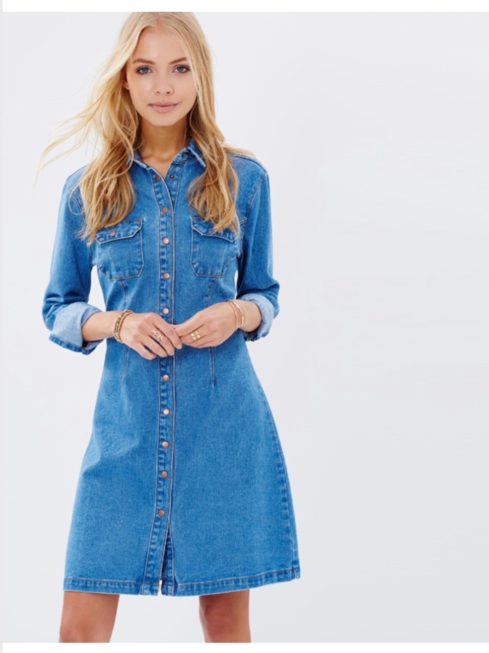 Atmos&Here Heather Denim Dress